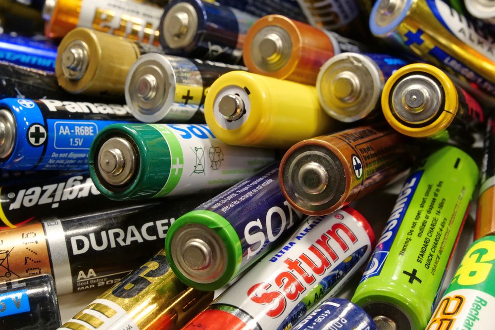 Pile of batteries.