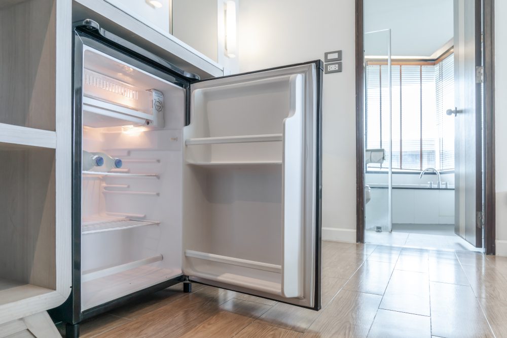 Mini fridge.
