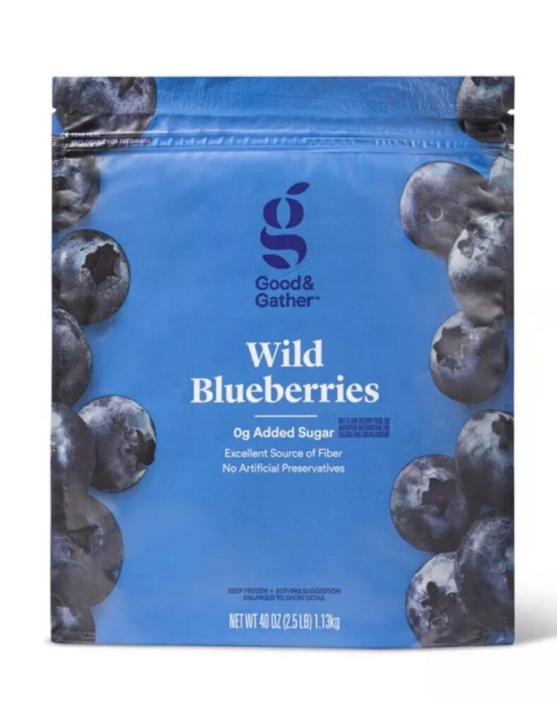 Target frozen blueberries.